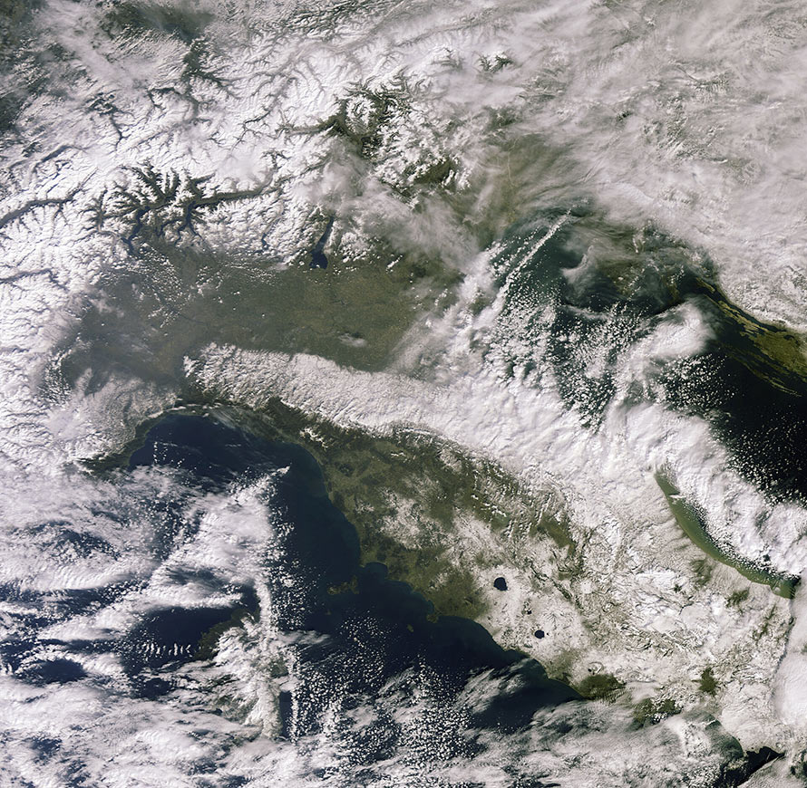 Schneechaos in Italien